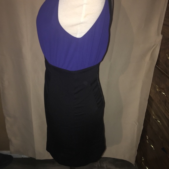 Plastic Island Blue and Black Dress - Picture 4 of 8